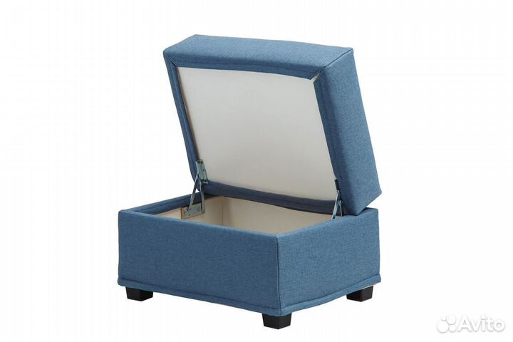 Пуф прочный с ящиком
