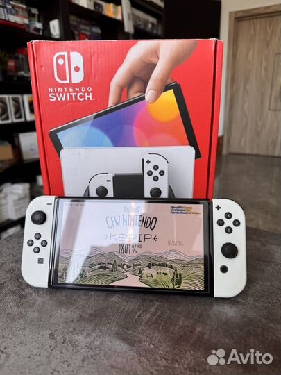 Nintendo switch oled чип с играми 576gb