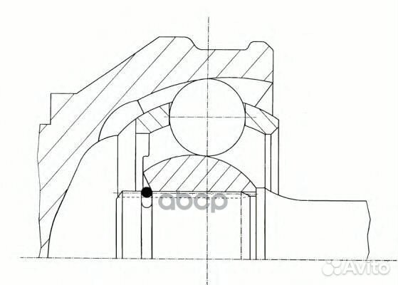 Шрус наружный 305252 GKN (Loebro)