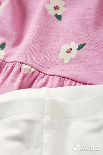 Комплект платье, капри и сумка c&a, 116, 122