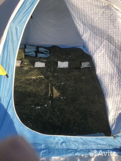 Палатка для зимней рыбалки с полом