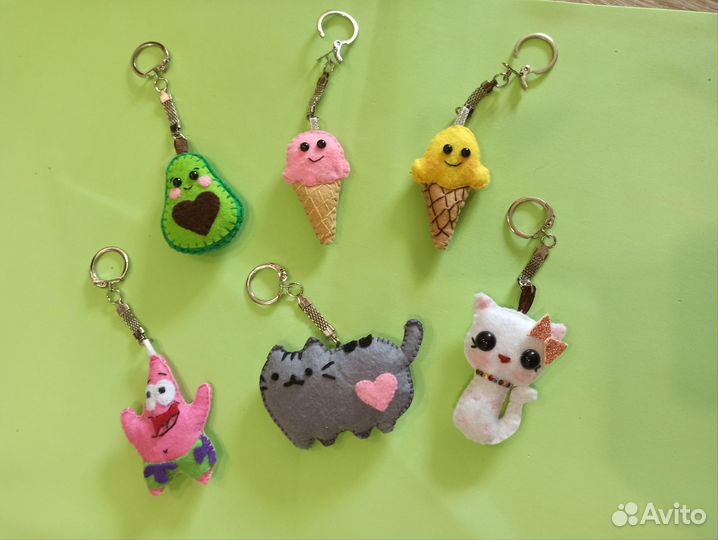 Брелки из фетра