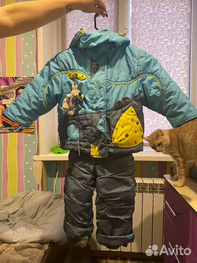 Зимний костюм для мальчика 74 86