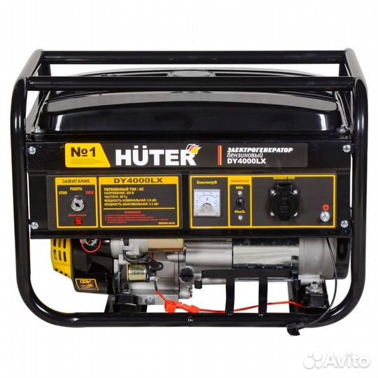 Бензиновый генератор переносной Huter DY4000LX (4