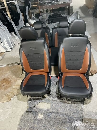 Сидения И обшивки на Весту от Техно комплект