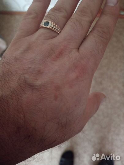 Золотое кольцо мужское