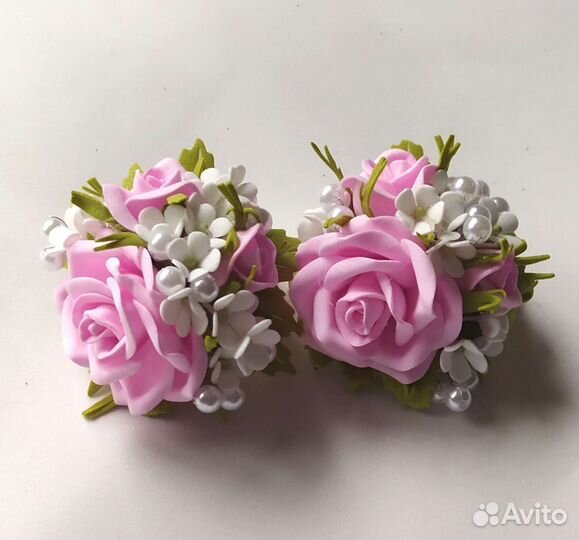 Резиночки для волос ручной работы