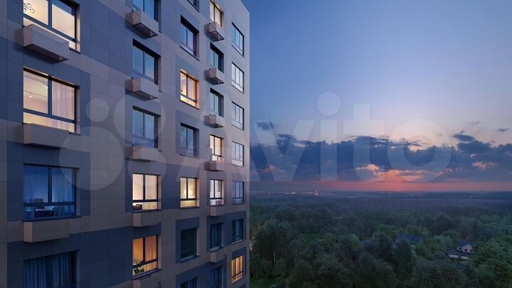 1-к. квартира, 35,1 м², 17/17 эт.