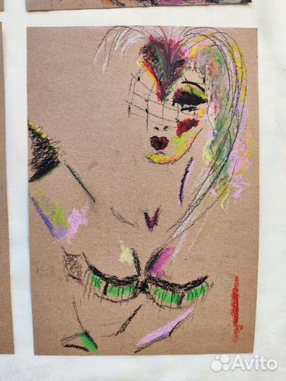 Картина масляной пастелью