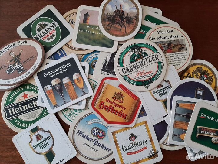 Коллекция подставок под пиво Германия, 49шт