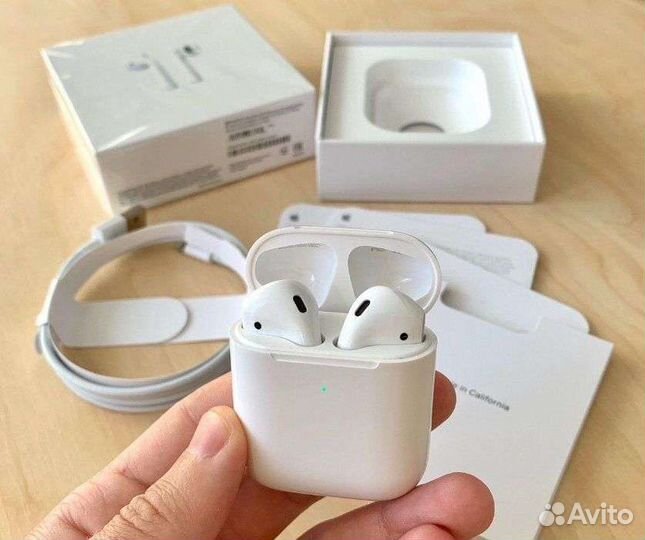 Беспроводные наушники apple airpods 2
