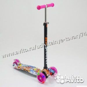 Самокат 21ST maxi с принтом (рисунком)