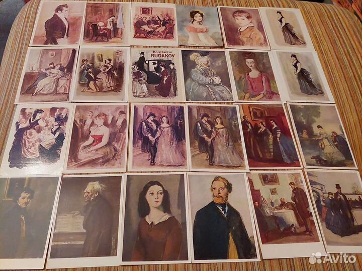 Открытки СССР N2 Грабарь И.Э., Рудаков К.И. и др