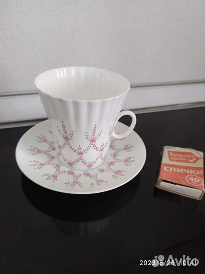 Чашка с блюдцем лфз, СССР