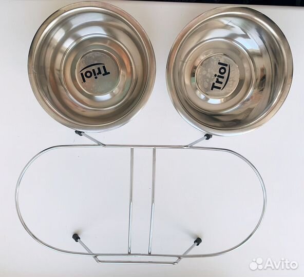 Миска триол 0,8 л металл