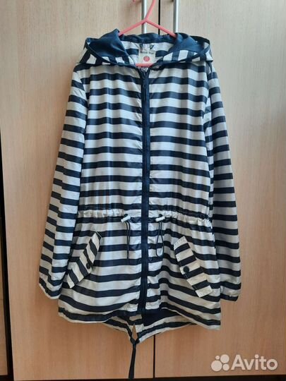 Ветровка для девочки, Button blue, рост 146