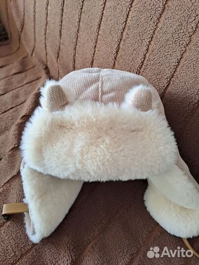 Шапка ушанка женская