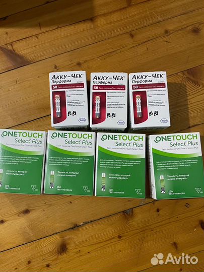 Тест полоски one touch select и акуу чек перформа