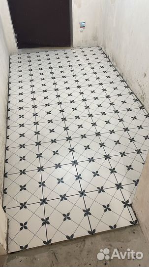 Укладка плитки. Облицовка керамогранит. Отделочник