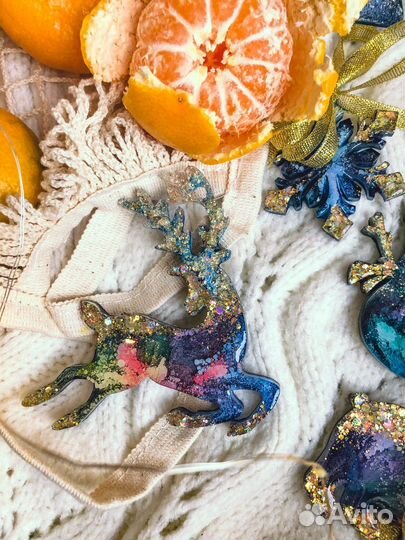 Елочные игрушки ручной работы