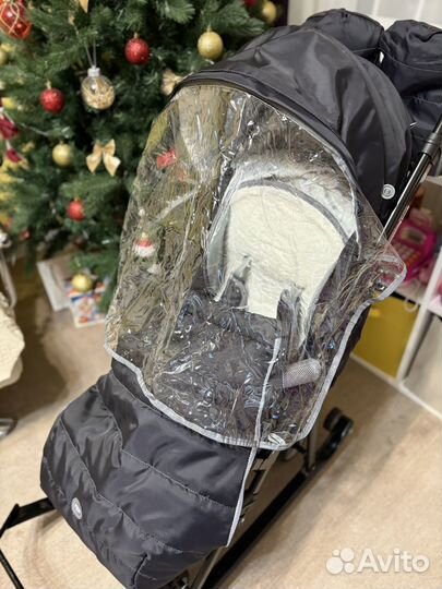 Санки коляска nika