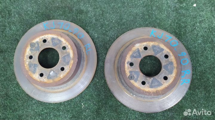 Диск тормозной пара задний Nissan Dualis KJ10