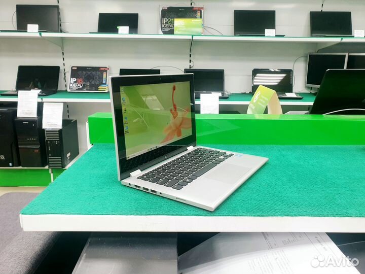 Ноутбук Dell компактный шустрый сенсорный