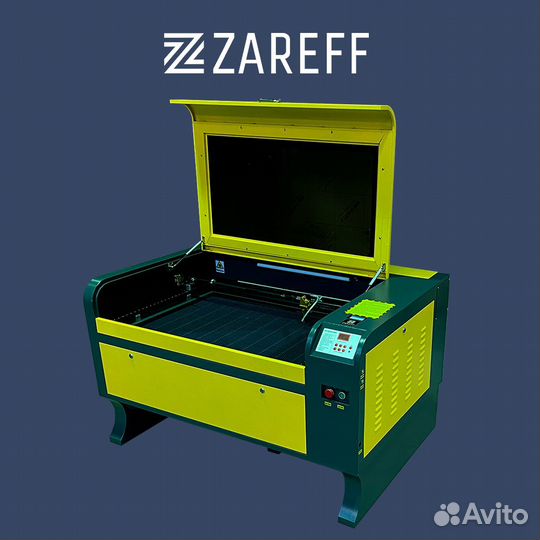 Лазерный станок Zareff M2 900х600мм 90x60 80W