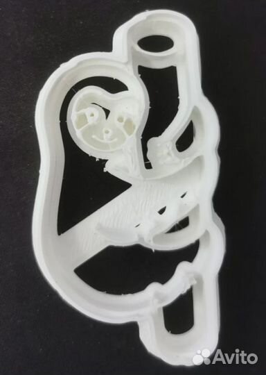 Форма для печати Ленивец