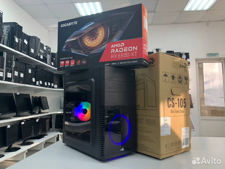 Игровой intel core i5/ 8Gb/ SSD/ RX 6500 XT 4Gb