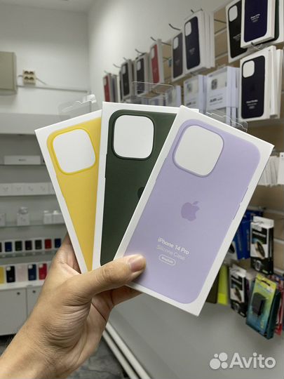 Силиконовый чехол magsafe для iPhone 14 Pro Max