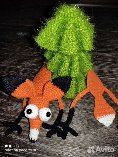 Вязанная закладка для книг