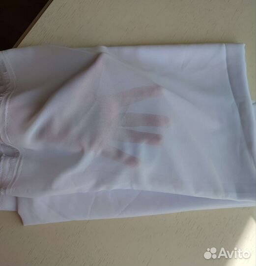 Ткань шифон белый 150 см х 270 см