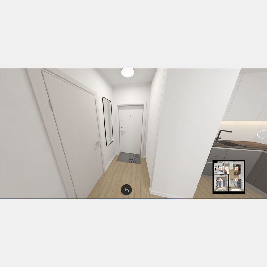 1-к. квартира, 34,3 м², 5/12 эт.