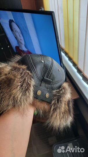 Норковая шапка мужская