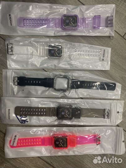 Силиконовый ремень чехол для Apple Watch