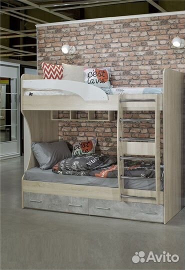 Кровать двухъярусная 
