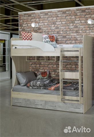 Кровать двухъярусная 