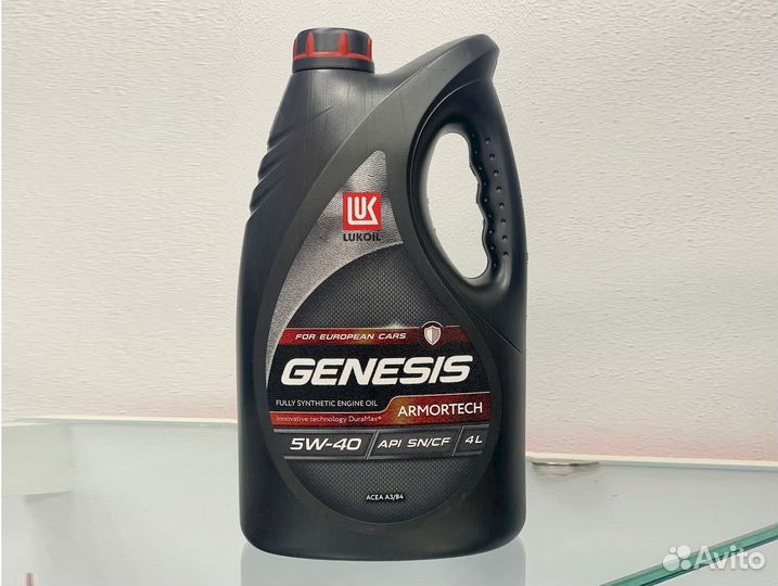 Масло lukoil genesis armortech 5W-40 4l