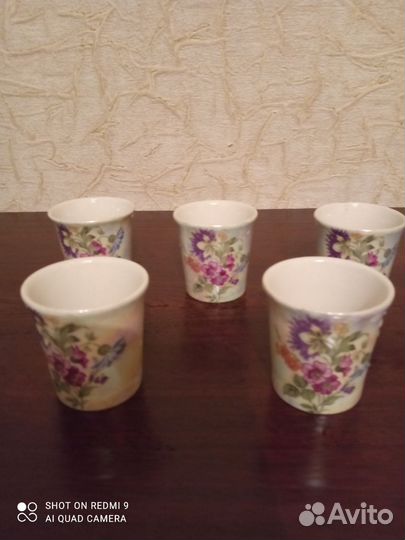 Стопка с эмалью фарфор