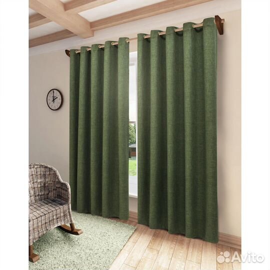 Шторы блэкаут на люверсах