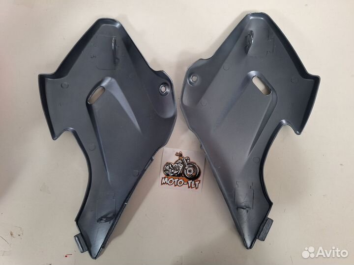 Пластик бака Racer Enduro 150 серо-голубой