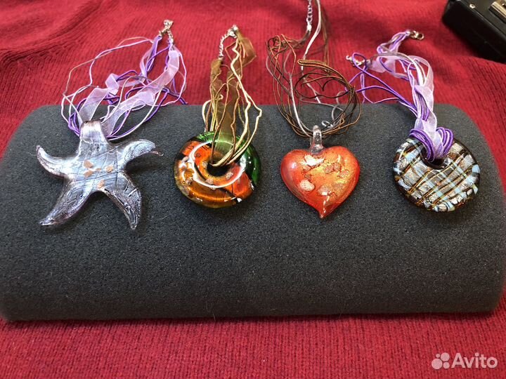 Кулоны из муранского стекла