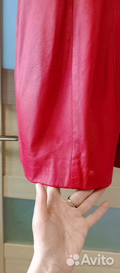 Кожаный плащ женский натуральная кожа