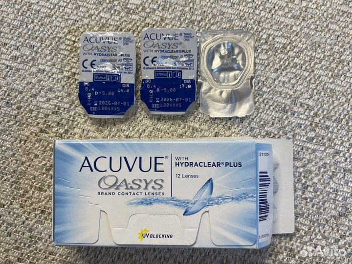Линзы контактные acuvue oasys двухнедельные