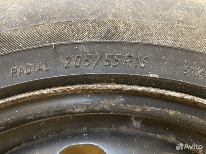 Колесо на volkswagen r16