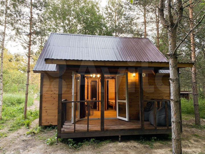 Дом 44 м² на участке 2 га