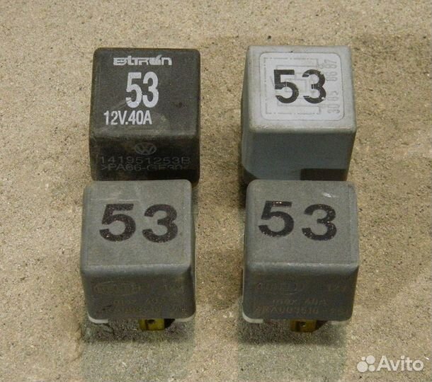 Реле № 53 VW Passat B3 141951253B
