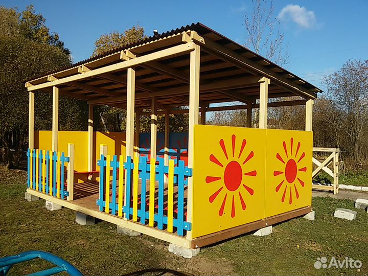 Теневой Навес для Детского Сада