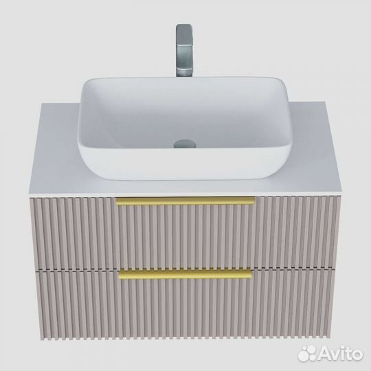 Тумба под раковину в ванну подвесная